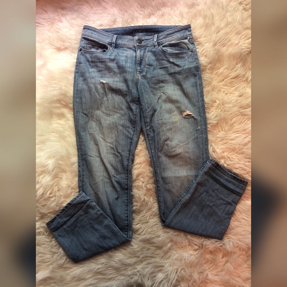 Women’s LOFT Curvy Skinny Jeans 28/6P